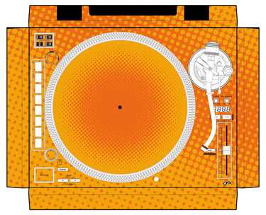 Reloop RP 8000 MK2 Skin Gradienter Orange